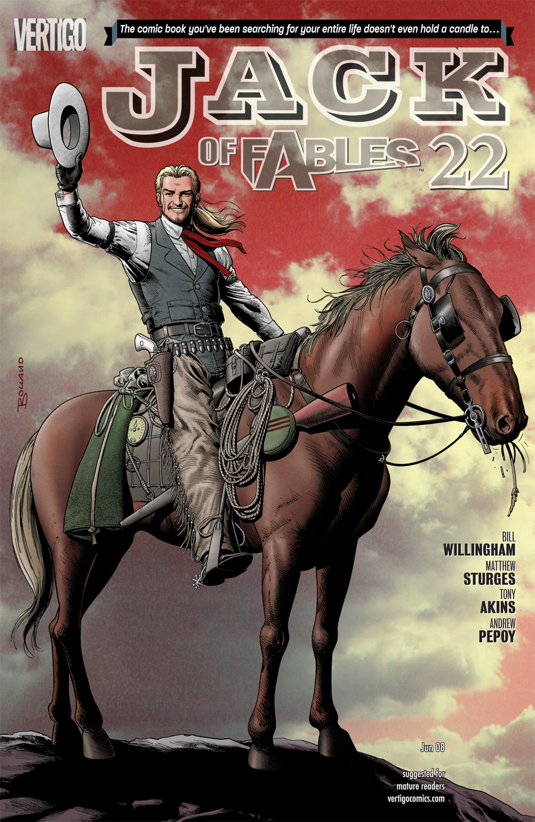 Jack of Fables #22 (DC, 2008 — Cover A) cover